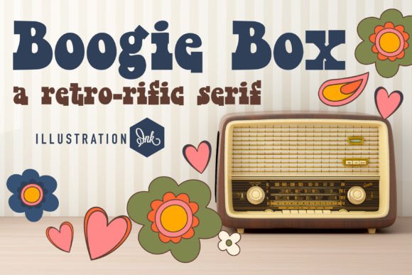 Boogie Box Font for Handmade Creations
