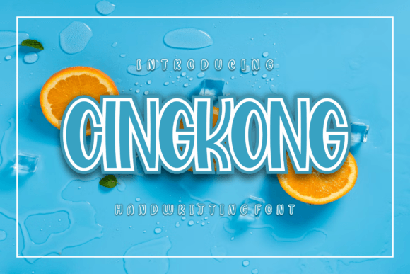 Cingkong Display Font Review