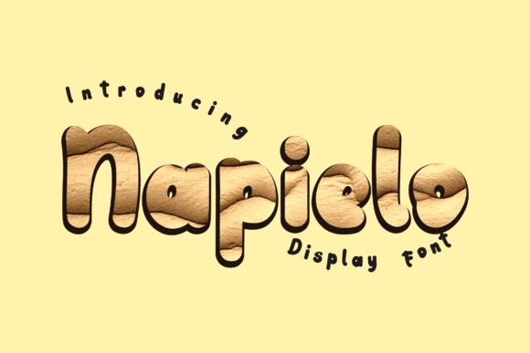 Discover Napielo: A Whimsical Display Font for Editorial Design