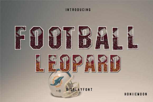 Football Leopard: A Playful Font for Bold Editorial Design