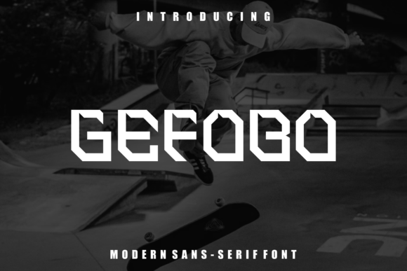 Gefobo: A Modern Display Font for Classy Branding