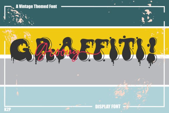 Groovy Graffiti: A Whimsical Display Font for Modern Editorial Design