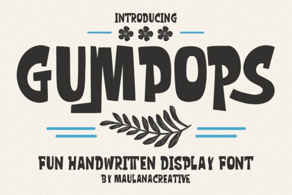 Gumpops Font for Professional Branding