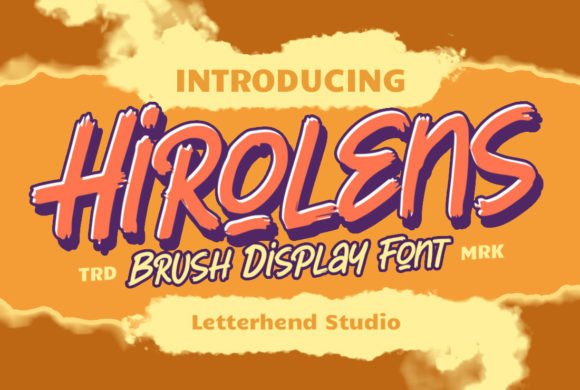 Hirolens: A Playful Display Font for Creative Publishing