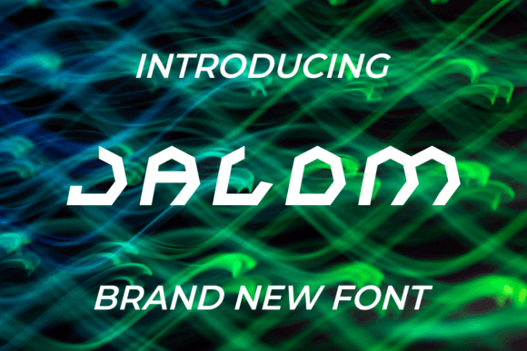 Jalom Display Font Review for Design Projects