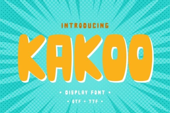 Kakoo: A Display Font That Elevates Campaign Visuals