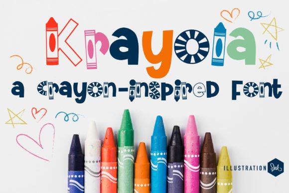 Krayola Font for Web Design: Playful Yet Professional