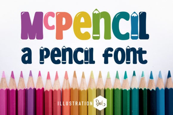 Mcpencil: A Playful Display Font for Editorial Creativity
