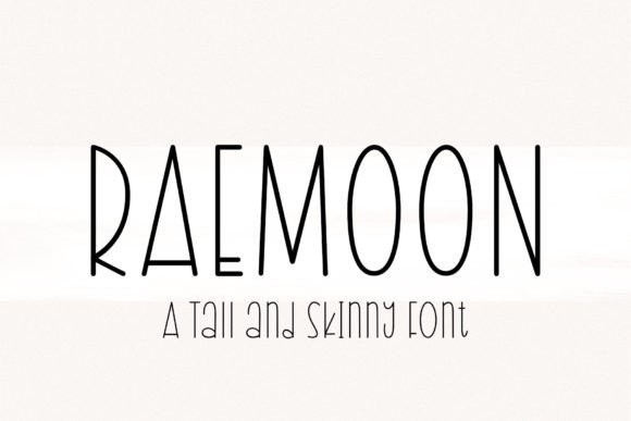 Raemoon: A Chic Display Font for Editorial Design