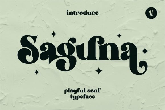 Saguna: A Stylish Display Font for Modern Branding