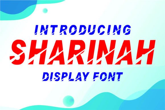 Sharinah Font for Dynamic Web Design