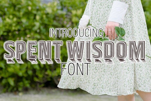 Spent Wisdom Display Font Review