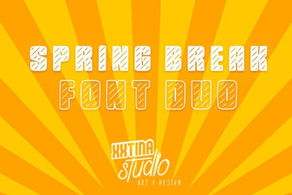 Spring Break Font for Fresh Branding Projects