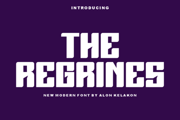 The Regrines Font for Handmade Creations