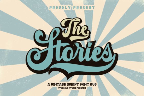 The Stories Duo: A Stylish Font for Business Branding