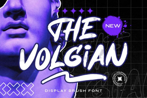 The Volgian: A Brush Display Font for Bold Branding