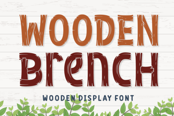 Wooden Brench Font for Bold Branding