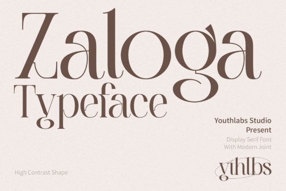 Zaloga Display Font for Web Design